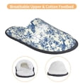 thumbnail image 3 of Fotbe Vintage Floral Birds Pantuflas Peludas para Mujer con Estampado, Zapatillas de Peluche, Zapatos de Invierno para Casa, Uso Interior y Exterior-Medium, 3 of 8
