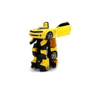 Transformers Bumblebee Converting RC by Jada Toys – Auto Transformation Robot with Electronic Sounds, 11, Radio Control Cars