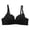 bra-Black, variant on Women's Push up Balconette Bra Padded Support Lace Underwire Brassiere Classic Lace Half Cup Gatheringing Lingeries