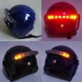 thumbnail image 4 of Yeacher Motorcycle Helmet Brake Light 8 LED Waterproof Turn Signal Warning Flasher Lamp Indicator, 4 of 7