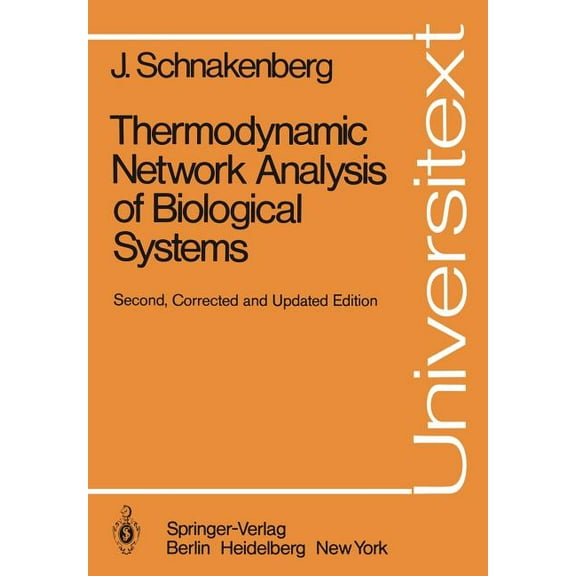 Universitext Thermodynamic Network Analysis of Biological Systems, (Paperback)