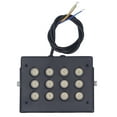 thumbnail image 2 of Parking Lot Fill Lamp, LED Fill Light 12 Array Lamps 80m Illumination Distance Low Power Consumption AC 85-365V  for License Plate Recognition Box, 2 of 7