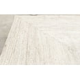 thumbnail image 3 of Indian White-Beige Scandinavian rug. Pattern Hemp Jute Rug. Ivory&Beige Rug. Handwoven Rug. 100% Natural Rug, 3 of 5