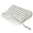 thumbnail image 2 of Sunnylife: Kids Wet Bag - Sammy the Seagull - Green Stripe & Bird Zipper Carry Pouch, Store Swimming Gear, Toys-Clothes-Towels, Pool & Beach Accessory, 2 of 9