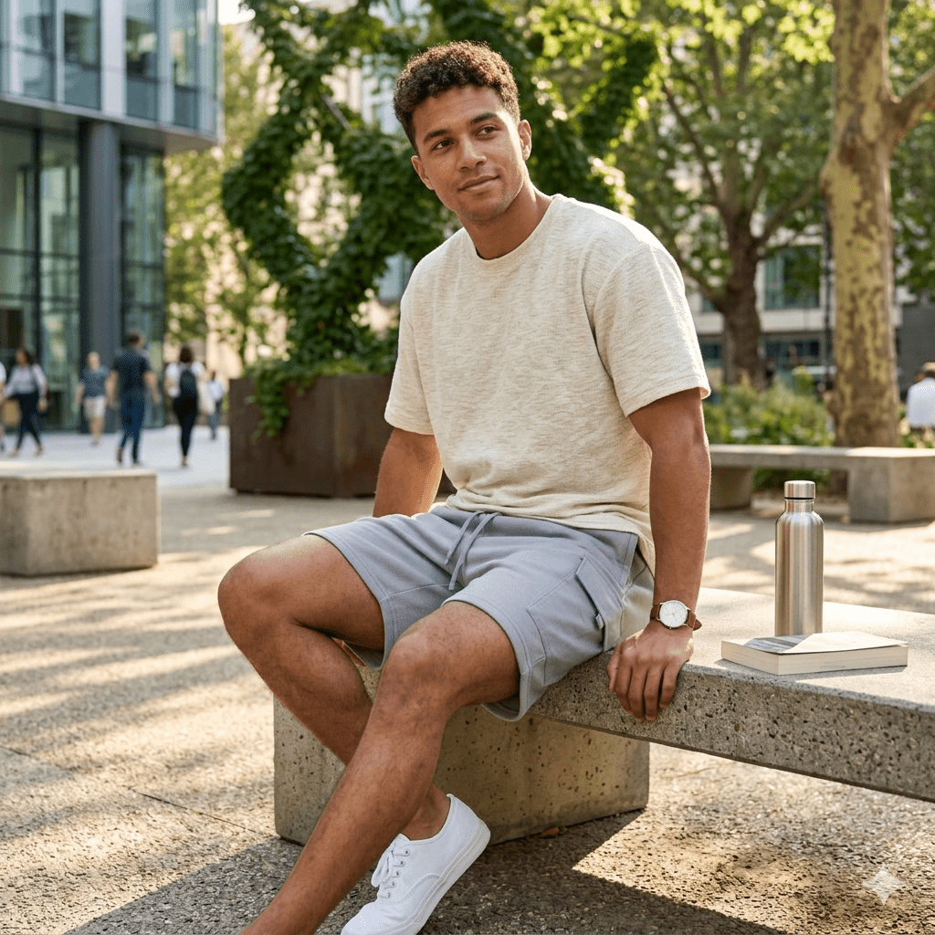 Burnside Men's Fleece Cargo Shorts, Sizes S-XL
