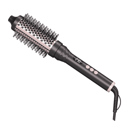 ASTERON Thermal Brush for Professional  1 1/2  Ionic Ceramic Silicone Round Hair Brush  Fast Heating  RoseGold
