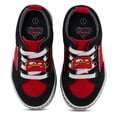 thumbnail image 6 of Disney Boys Toddler Lightning McQueen Sneaker, Low Top Cars Shoes Black Red – 7, 6 of 6