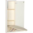 thumbnail image 1 of Essentiels pour la Maison 18100-1 Armoire Escamotable avec Planche à Repasser Intégrée Découpée dans le Mur pour Installation, Fini Blanc, 1 of 4