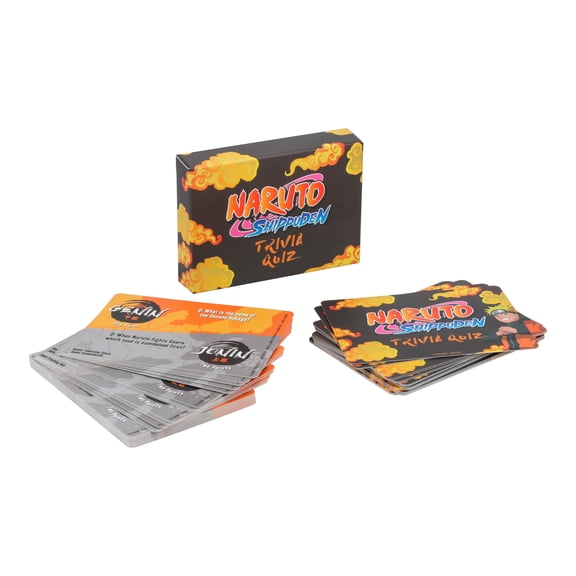 Paladone Naruto Trivia Quiz | Collectible Card Game for Anime Fans | 100 Questions to Challenge Your Naruto Knowledge