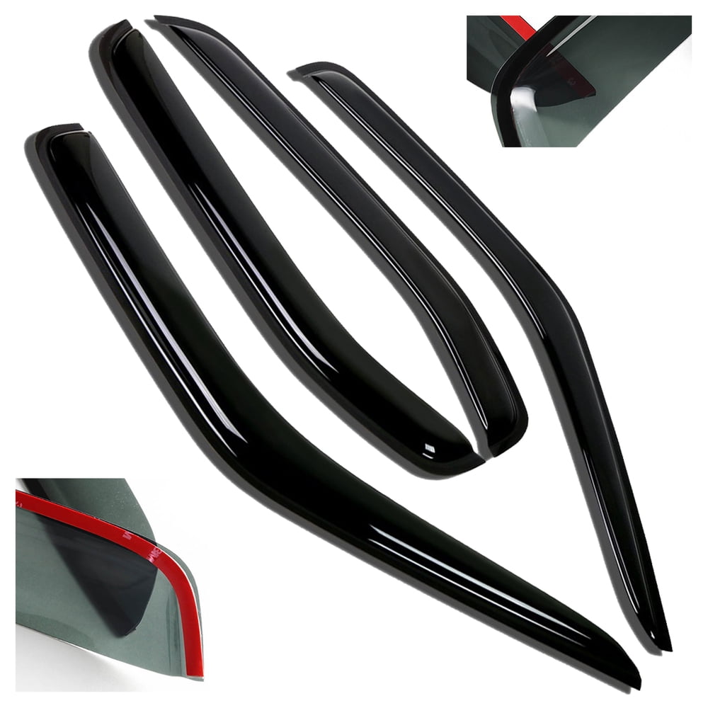 For 0004 Nissan Xterra Smoke Tinted Wind Deflector/Rain Guard/Window