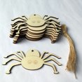 thumbnail image 3 of Worallymy 10 unids/set de madera para fiesta de Halloween accesorios de decoración letras gato araña bruja murciélago fantasma colgador adorno colgante Worallymy JD735804758, 3 of 3