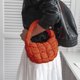 thumbnail image 1 of Bolsos Mujer Bolso De Hombro Acolchado Nube Mini Bolso De Mano Bolso Cruzado Tote Naranja, 1 of 6
