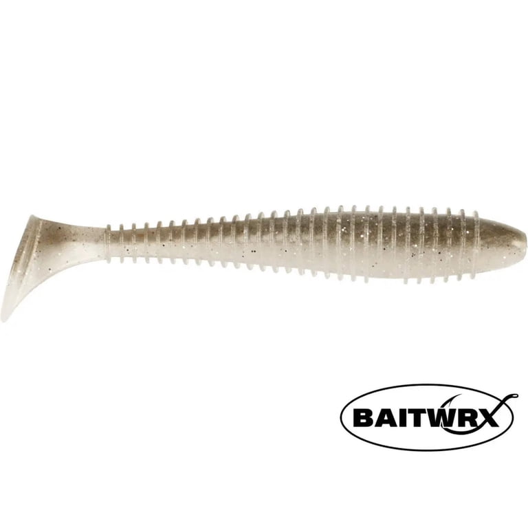 Keitech Crazy Flapper Soft Plastic Bait - 4.4" In Watermelon Red, Crawfish Imitation
