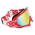 thumbnail image 4 of PC Motorcycle Sunglasses, Shock Resistant Adjustable Goggles With 3 Layers Sponge Pad For Hiking Red Frame Red Goggles Lens, 4 of 8