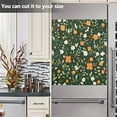 thumbnail image 3 of Yayeee Magnetic Dishwasher Cover for The Front Decoration Home Kitchen Machine Sticker Protector, Orange Flowers, 3 of 6