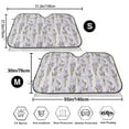 thumbnail image 3 of Fotbe Lavender Flowers Car Windshield Sunshade | Sun Visor Protector Front Window Shade, Keeps Out UV Rays, Keeps Your Vehicle Cool-Medium, 3 of 7