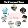 thumbnail image 3 of Cartoon Three Pig Pattern Mouse Pad,Desk Mat,Game Mat,Makeup Table Mat,Varied Use Mat for Office/Home/Study Girls Women(31.5''''X15.7'''',Pink&Three Pig), 3 of 6