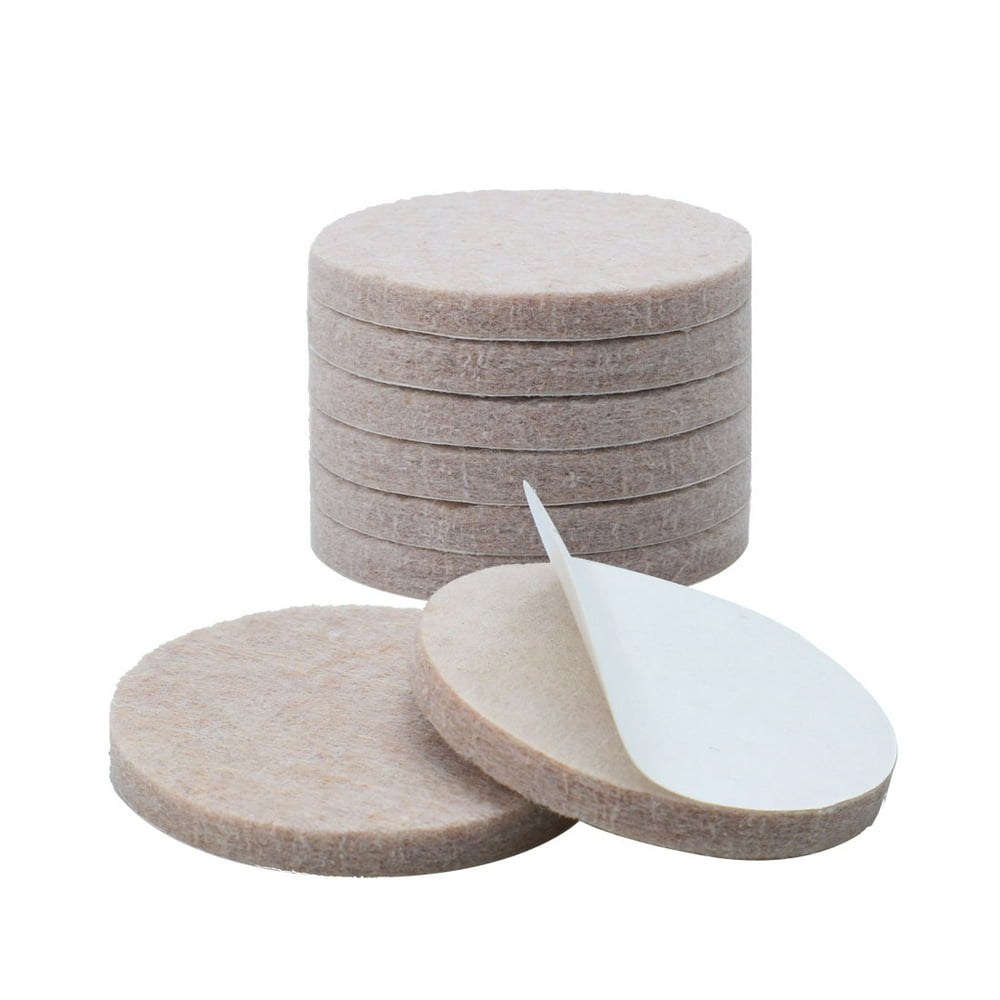 8pcs Felt Furniture Pads Round 3/4" Floor Protector for Table Chair Leg
