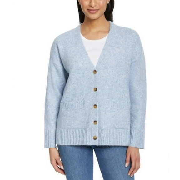 Ella Moss Ladies' Button Front Cardigan (Blue, M)