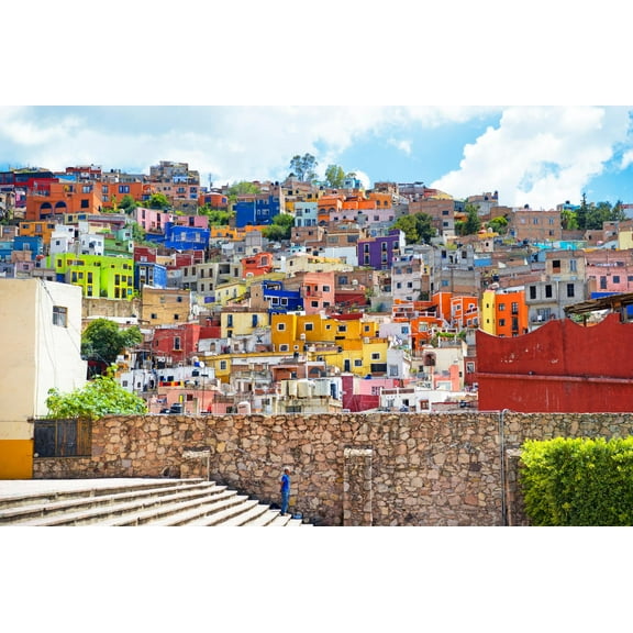 Art.com Â¡Viva Mexico! Collection - Architecture Guanajuato Photographic Print by Philippe Hugonnard, 18" x 12"