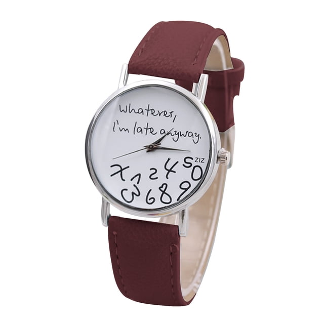 Señoras Relojes de moda Relojes Relojes Cuero Vestidos casuales Muñeca Cristales Wmkox8yii gfajkfgbkjabf808