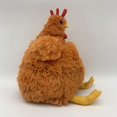 thumbnail image 3 of Cute Cluny Cockerel,Chubby Rooster Stuffed Animal,Realistic Chick Plush Toy, 3 of 5