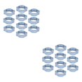 thumbnail image 3 of relayinert DOUBLE EAR CLIPS ,O CLAMP ,ZINC ,10 PACK PLATED STEEL 23 or 27mm 2Set, 3 of 6
