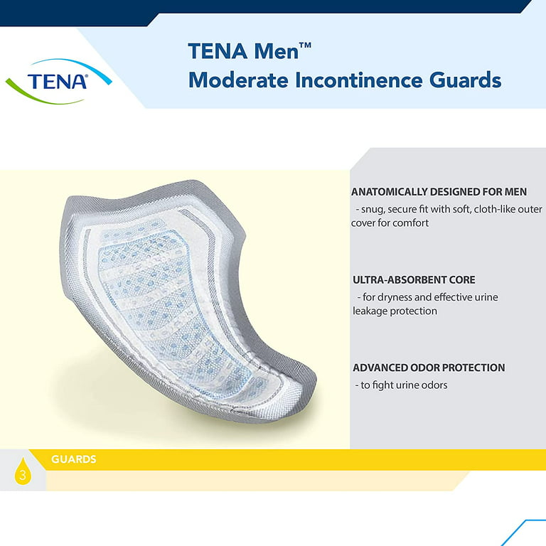 Tena Men Level 3 Incontinence Pads (600ml) CASE 6 x PACKS 16 (96