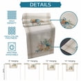 thumbnail image 6 of Summer Coastal Table Runner 36 Inches, Nautical Beach Marine Life Beige Striped Bed Runner Dresser Scarves Tabletop for Indoor Outdoor Parties/Ceremony/Banquet, 13"x 36", 6 of 8