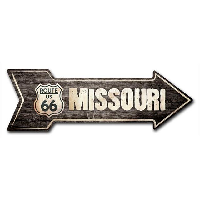 SignMission D-A-999740 Autocollants Muraux en Vinyle 6 x 18 Po. Décoration Intérieure et Extérieure - Missouri 66 2 - 24 Po.