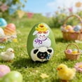 thumbnail image 2 of SIYTUAU Foam Easter Egg Decoration Set With Hand Painted Animal Patterns For Home Party Table Centerpiece Wreath Spring Holiday Decor, 2 of 6