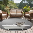 thumbnail image 4 of Koala Bathing Round Area Rug 8Ft Washable Large Circle Rugs for Living Room Dorm, Modern Abstract Bathtub Cute Animal Shower Non-Slip Carpet Floor Mats Indoor Outdoor Carpet Runner Home Decor, 4 of 8