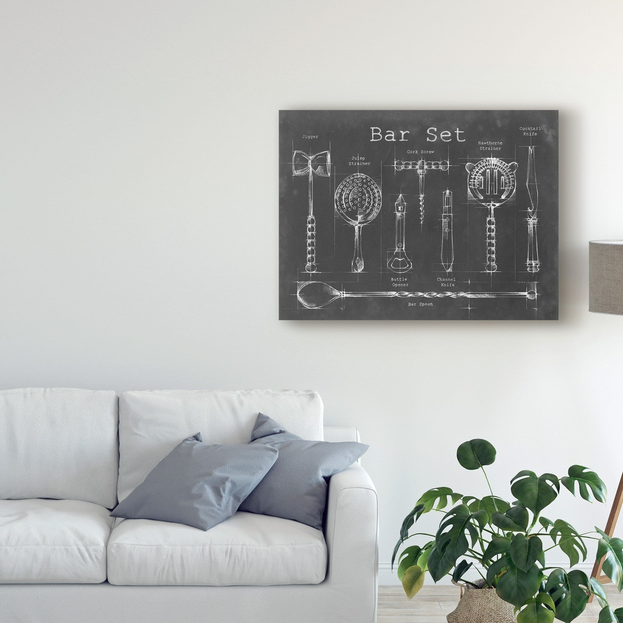 Trademark Fine Art 'Bar Set' Canvas Art by Ethan Harper
