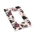 thumbnail image 3 of Kll Retro Red Black Roses Wall Plate,Gloss Finish,Standard Size 1 - 5" X 3", Polycarbonate Thermoplastic,Electric Receptacle Plug Covers, 3 of 8