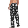 thumbnail image 5 of Top-kevin Black Football Men's Pajama Pants Pjs Bottoms with Pockets Sleep Lounge Pants for Men, 5 of 13