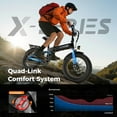 thumbnail image 6 of Heybike Mars 3.0 Electric Bike for Adults, 1400W Peak Motor Foldable Ebike with 48V 13AH Removable Battery, 20" Fat Tire Electric Bicycles, Up to 30+MPH & NFC Unlock, UL2849, 6 of 10