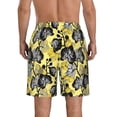 thumbnail image 3 of Naloa Orchids Flowers Men's Beach Shorts, Surfing shorts, Swim trunks, Quick Dry Swim Trunks for Surfing Beach Fun - Small, 3 of 9