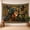 B, variant on XaaKee, Tapestry Wall Hanging, Enchanted Fern Fox Emblem, Vintage Wildlife, High-Quality Polyester, Bedroom Tapestry, 60x40Inch