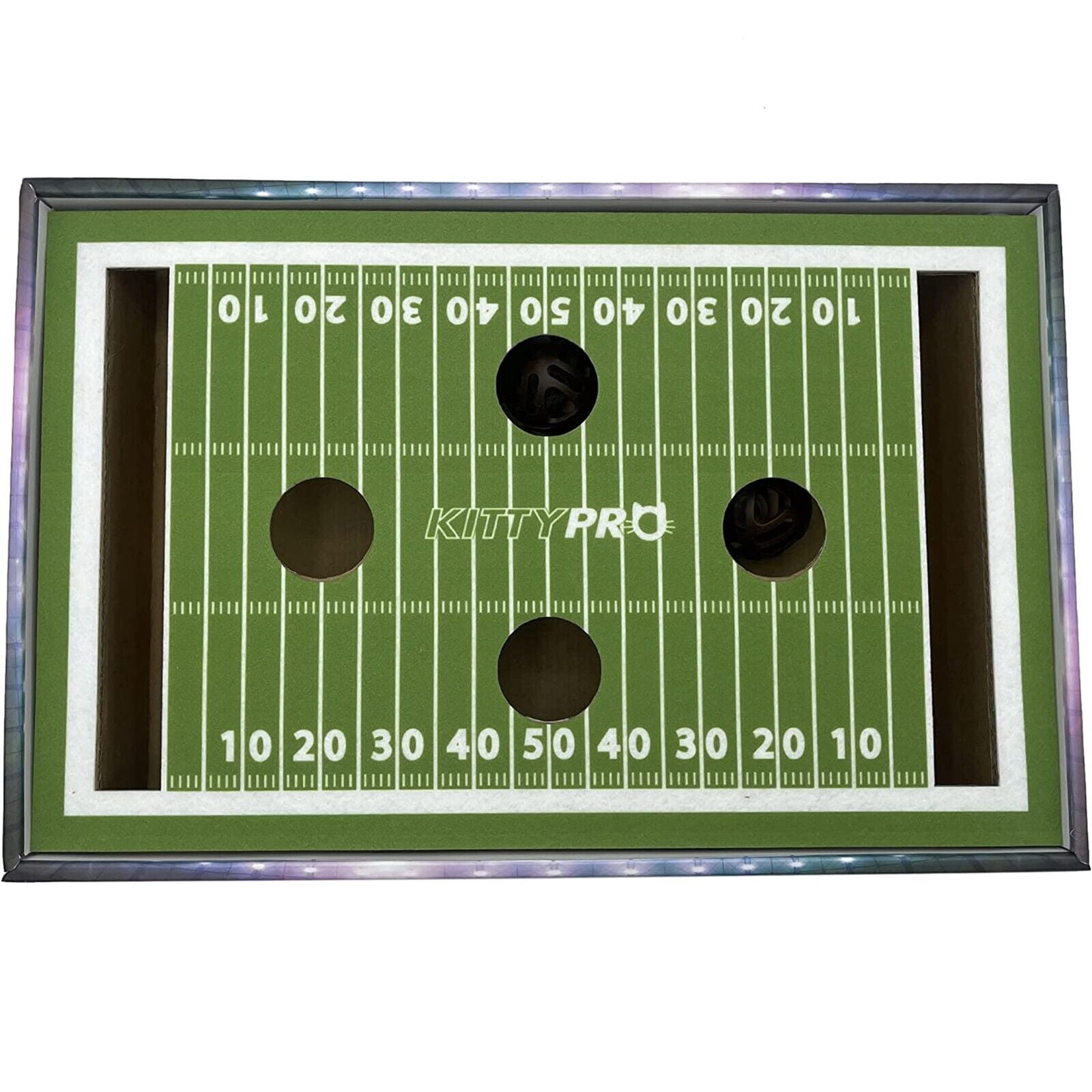 Pets First NFL Cleveland Browns Cat Scratcher Box Football Field Designed Cat Scratcher & Lounge