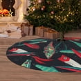 thumbnail image 2 of Cauagu 30" Christmas Tree Skirt Fishing Lure Pattern Christmas Tree Decorations Tree Mat for Xmas Decorations Occasion Holiday Home Decor -30", 2 of 7
