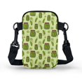 thumbnail image 2 of HELLHERO Polyester Women Shoulder Bag Double Deck Crossbody Bag for Outdoor Travel(Pickle Can and Slice Pattern), 2 of 7
