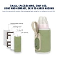 thumbnail image 6 of Baby Bottle Warmer Bag USB Powered Heater Insulated Heating Bag Travel Portable in Car Heater Warm Milk Thermostat Green, 6 of 8