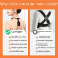 thumbnail image 5 of Corrector de postura inteligente para niños, recordatorio de vibración por inducción, corrector corporal para estudiantes, cinturón de corrección antijoroba, 5 of 5