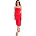thumbnail image 1 of Bardot Womens Strapless Shift Dress, Red, 12, 1 of 1