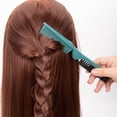 thumbnail image 4 of Double Toothed Folding Comb for Household Use Small and Portable Multi Color Hair Styling and Smooth Hair Comb - Double-Tooth Folding Comb Dark Pink, Hair Brush, Back to School, Wedding, Christmas,, 4 of 7