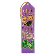 World s Greatest Grad Award Ribbon 2 x 8in