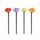 thumbnail image 1 of HWRETIE Handmade Ceramic Pollinator Watering Station Bee Butterfly Bird Bath Colorful Garden Stake Outdoor Decorative Wildlife Water Feeder Gift, 1 of 7