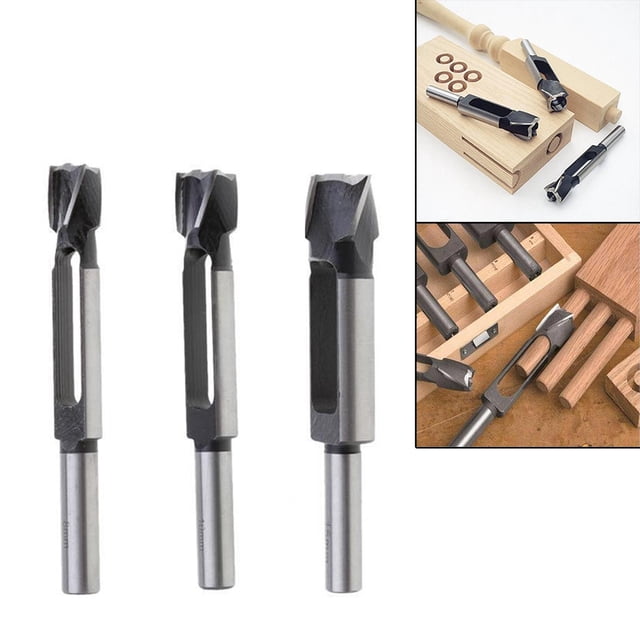 Juego De 3 Cortadores Cónicos Para Tapones Ajustados, Vástago De 13 Mm Y 1/2 Pulgada Cola Cortador de enchufes