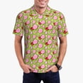 thumbnail image 1 of Balery Lips blowing bubble gum Camisa Polo de Hombre con Estampado, de Manga Corta y Tejido Medio, Camisa Tipo Golf Polo-Small, 1 of 6