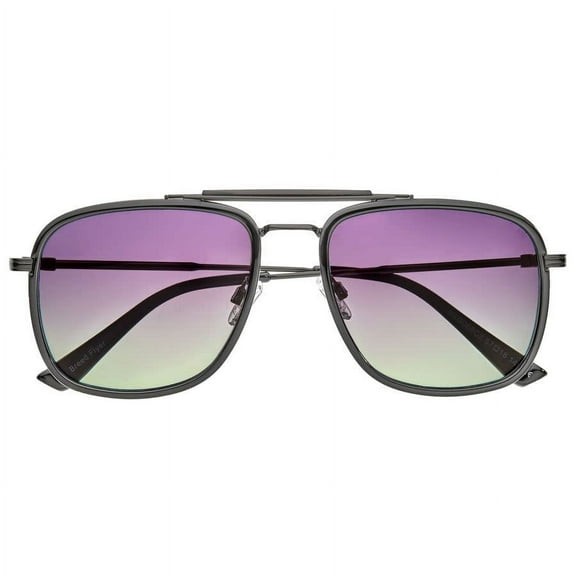 Breed Men's Black Pilot Sunglasses BSG068C2